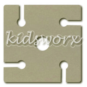 Wijnfleshouder voor 4 glazen