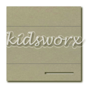 Wandbord vierkant met plank