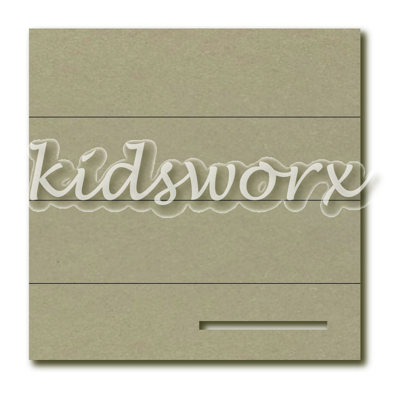 Wandbord vierkant met plank