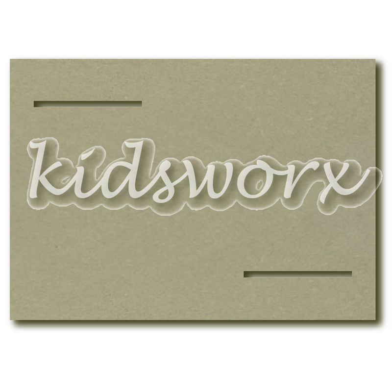 Wandbord liggen met twee plankjes