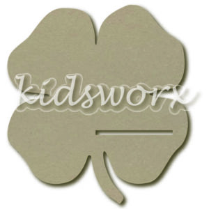 Wandbord klaver met plankje