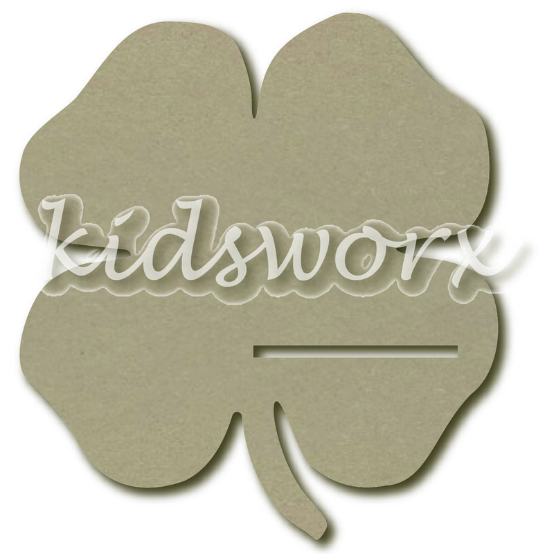 Wandbord klaver met plankje