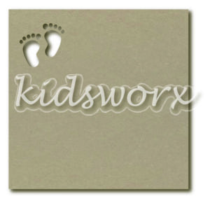 Wandbord met voetjes