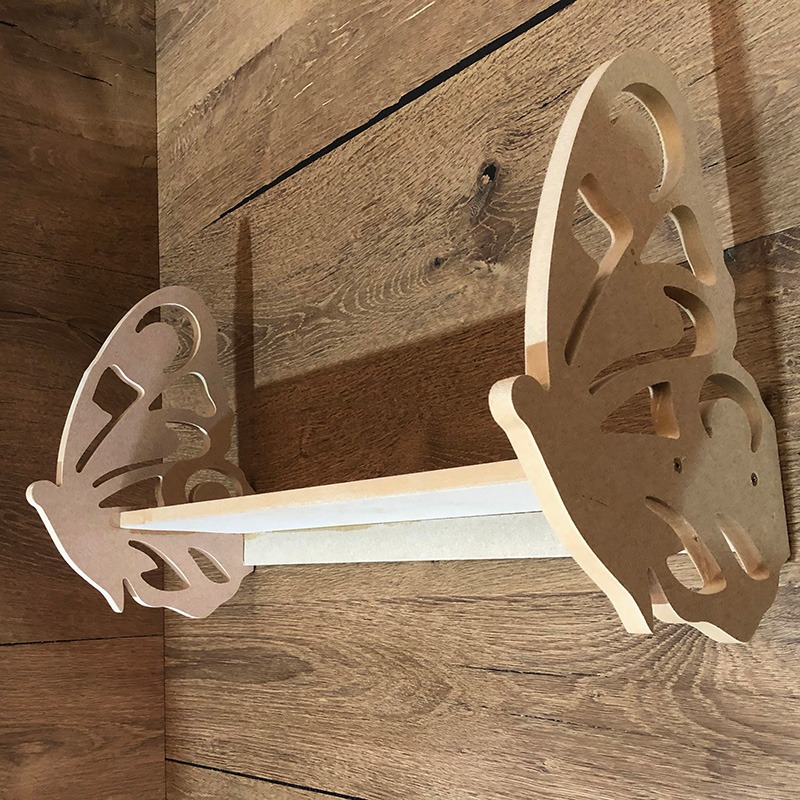 Boekenplank vlinder