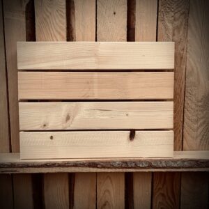 Houten wandbord (set van 2)